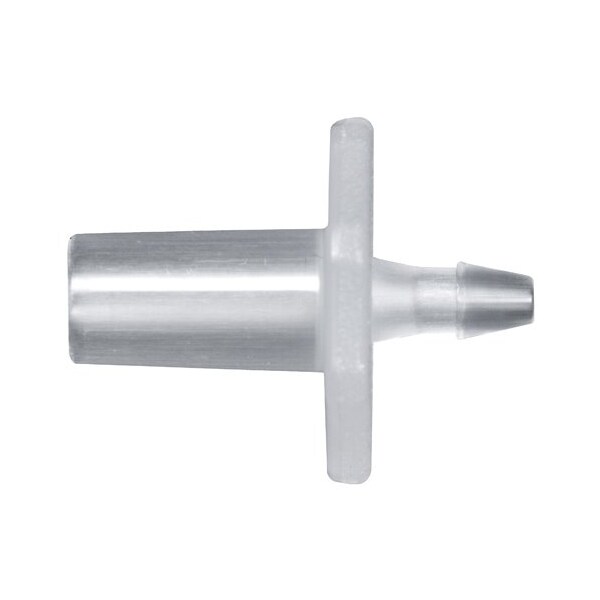 Cole Parmer Luer to Hose Barb Fitting, Straight Adpt, Polypropylene, Cleanoom, M Slip Luerx5/32in ID; 10PK LMS-2.5PP-QC - main